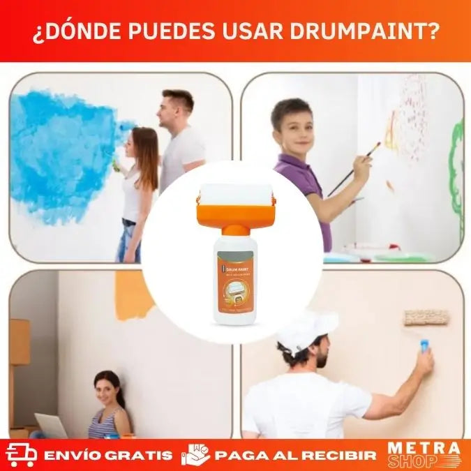 DrumPaint – Rodillo Pintor con Depósito