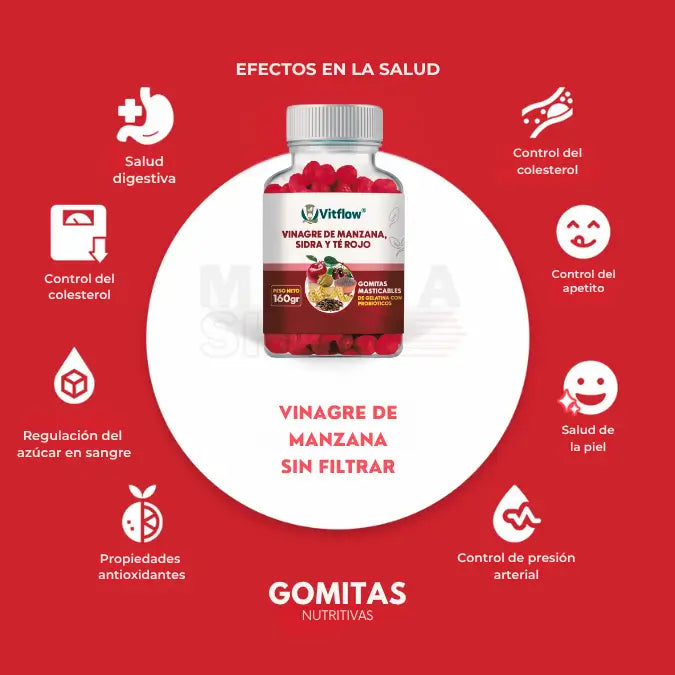 Gomitas de Vinagre de Manzana