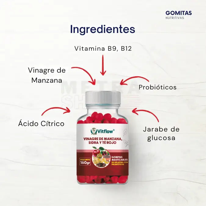 Gomitas de Vinagre de Manzana
