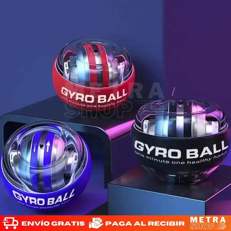 Fortalece tus Brazos con la Gyro Power Ball.