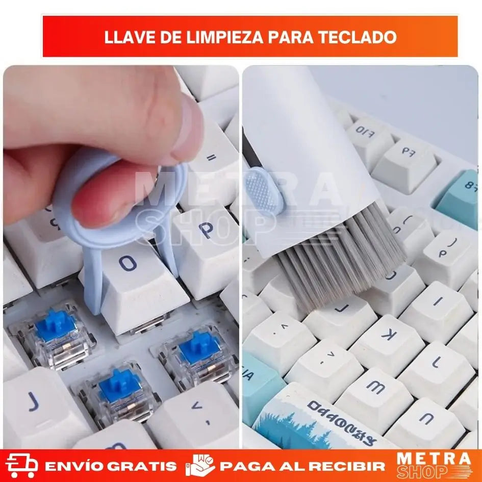 Kit Limpieza 8 En 1 (PC, Teclado, Airpods)