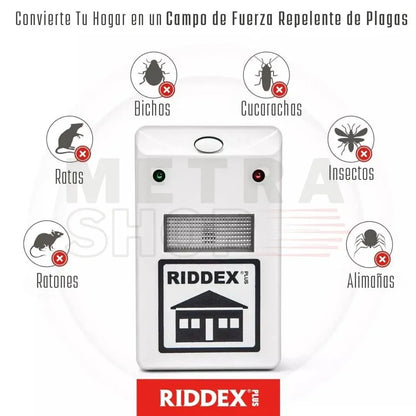 Repelente Ultrasónico Para Roedores Y Plagas