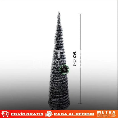 Arbol De Navidad Plegable + Luces