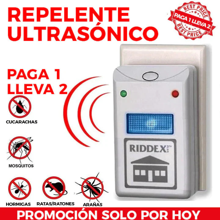 Repelente Ultrasónico Para Roedores Y Plagas