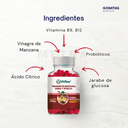 Gomitas de Vinagre de Manzana
