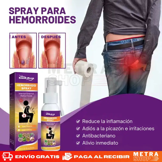 Spray Natural para Hemorroides